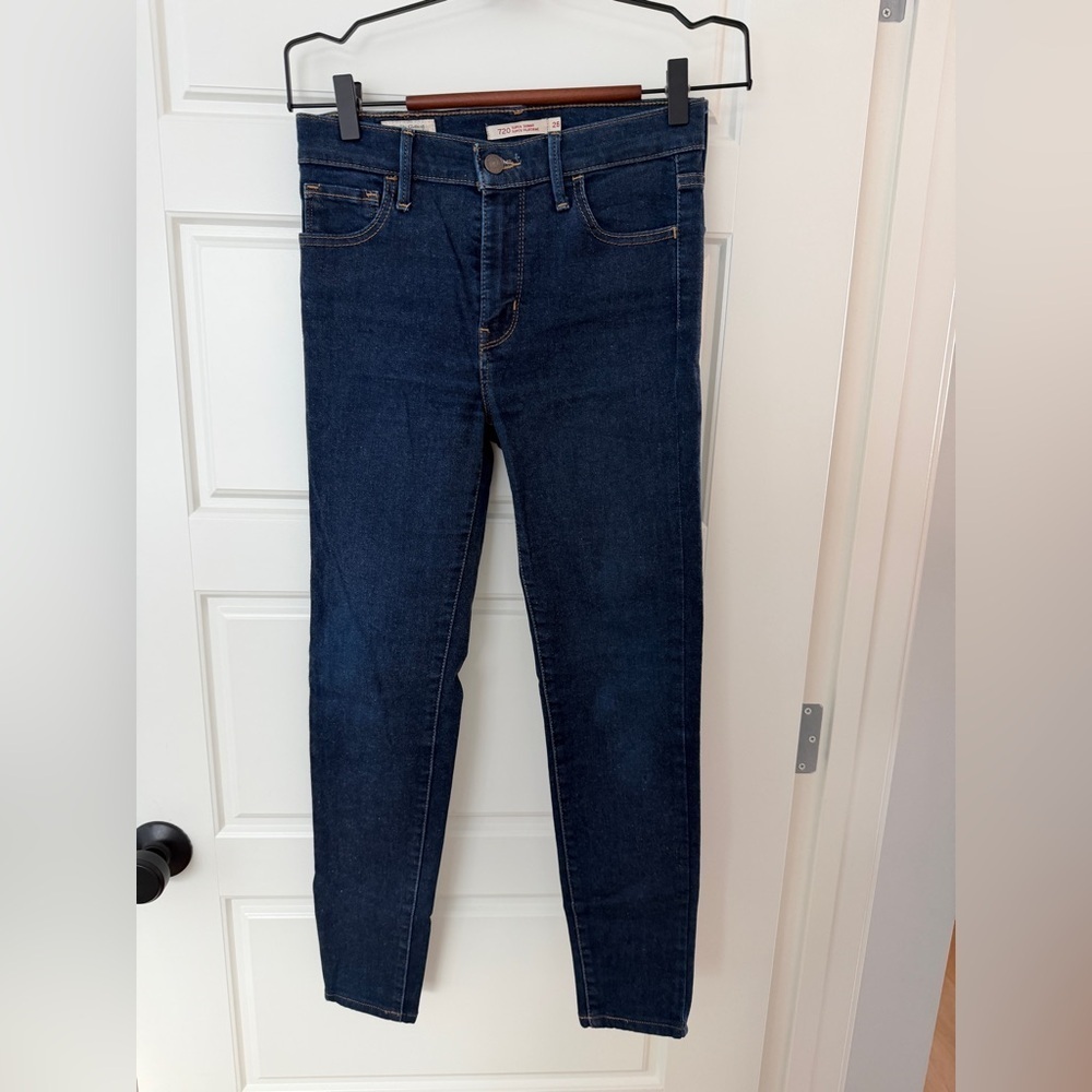 Levi's Dark Blue 720 Super Skinny Women's Jeans